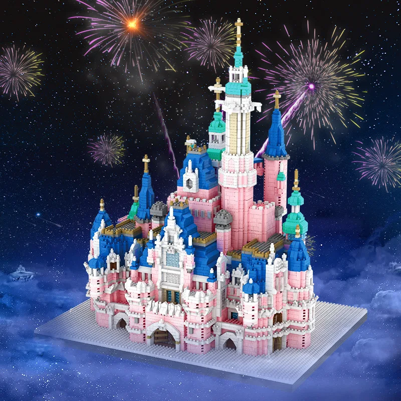 

6300pcs+ Dream Tale Magic Castle Building Blocks Architecture Model Mini Bricks Toys Anime Gifts For Kids 7822