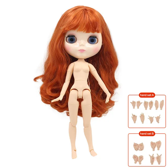 Ледяная фабрика blyth кукла Обнаженная шарнир тело 1/6 BJD 30 см модные куклы игрушки подарок специальная цена на продажу - Цвет: 230BL1207 G