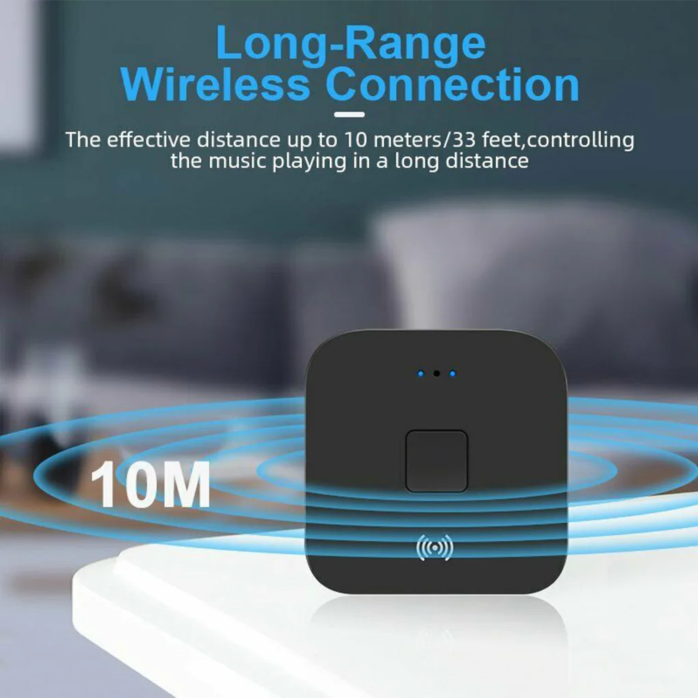 Bluetooth 5 0 RCA аудио ресивер APTX 3 мм AUX Джек Музыкальный беспроводной адаптер с NFC для