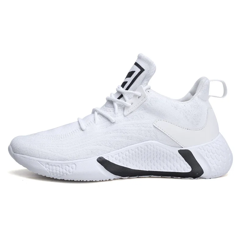 

2020 new summer men's shoes Korean trend wild board shoes flying weaving sports leisure running mesh tide shoes