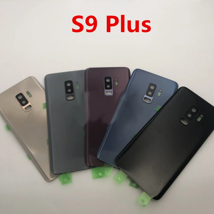 

S9+ Full Housing Case Back Cover + Front Screen Glass Lens + Middle Frame For Samsung Galaxy S9 Plus G965 G965F Complete Part