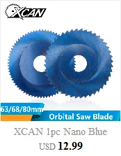 XCAN 1 шт. 165-300 мм TCT пильный диск Nano голубое покрытие циркулярная пила Лезвие для обработки древесины режущие диски твердосплавный пильный диск