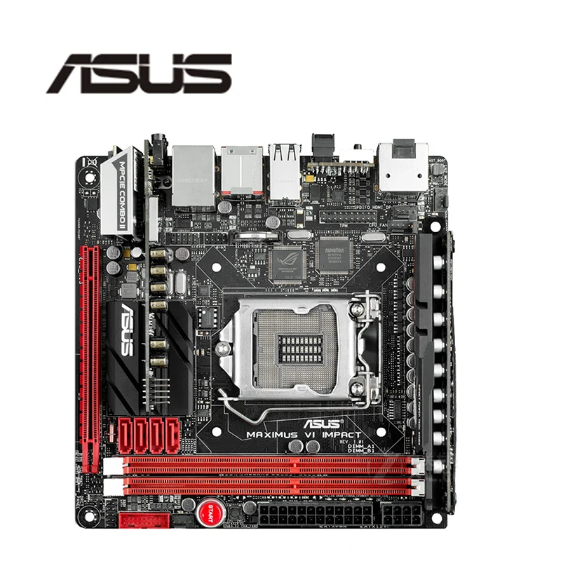 Мини ITX HTPC 17*17 разъем LGA1150 PCIE3.0 SATA3 для ASUS Maximus VI Impact оригинальный б/у настольный
