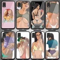 sexy hot girl summer twerk it swag phone case for redmi 4x 5 5plus 6 6a note 4 5 6 6pro 7 xiaomi 6 8se note 3 tempered glass