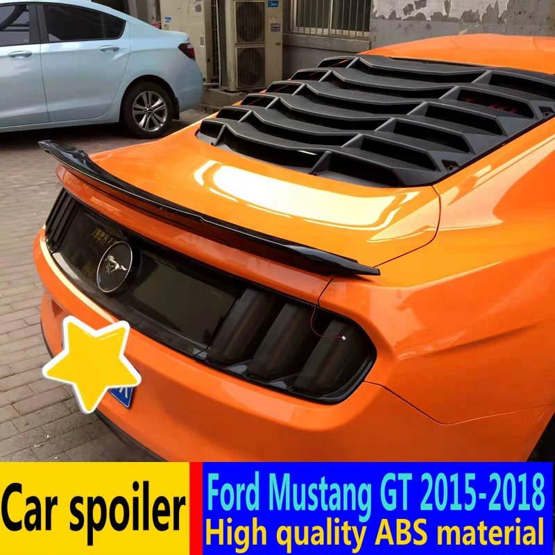 Для Ford Mustang спойлер 2015-2018 Высокое качество ABS Материал Автомобильный задний