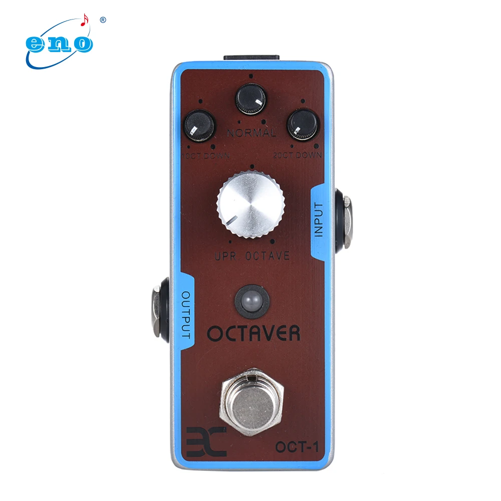 ENO EX OCT 1 OCTAVE Mini Octave гитарная педаль с эффектами True Bypass цельнометаллические детали