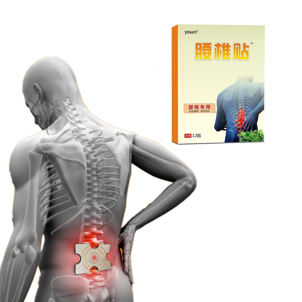 12 шт. мокса прижигание рельефный поясной боли плеч наклейка полыни снятия