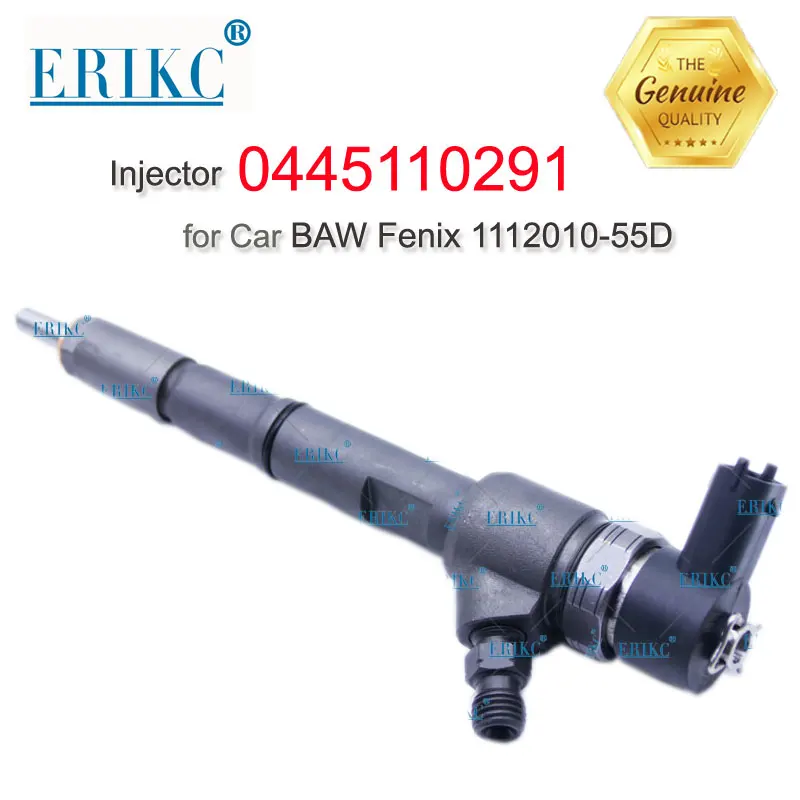 0445110291 Авто инжекторы топлива двигателя 0445 110 291 инжектор Common Rail 0 445 110 291 для BAW Fenix 1112010-55D BOSCH инжектор