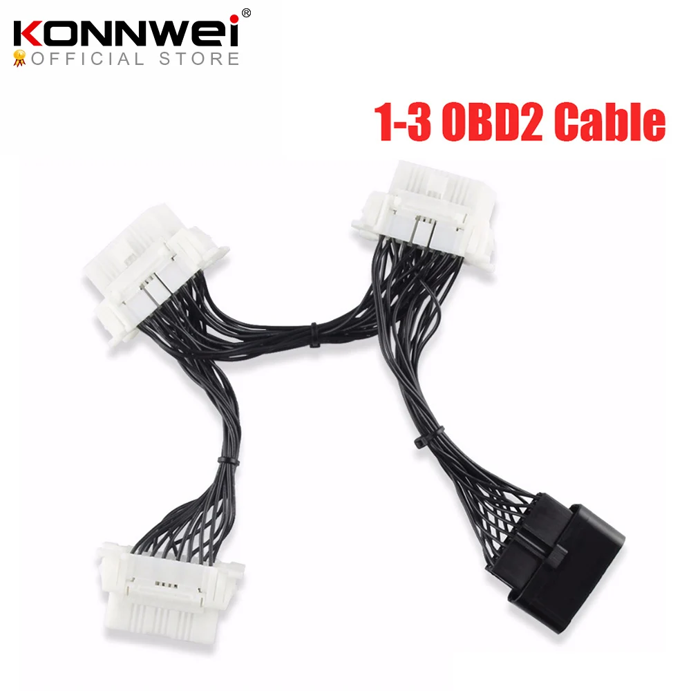 OBD2 OBDII OBD 2 16Pin 16 Pin Автомобильный Кабель для ELM327 1 3 Удлинительный кабель адаптер