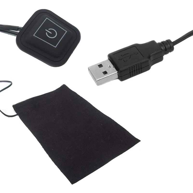 1 шт. Портативный USB Электрический грелку 3 шестерни Регулируемая температура DIY тепловой жилет одежда грелки