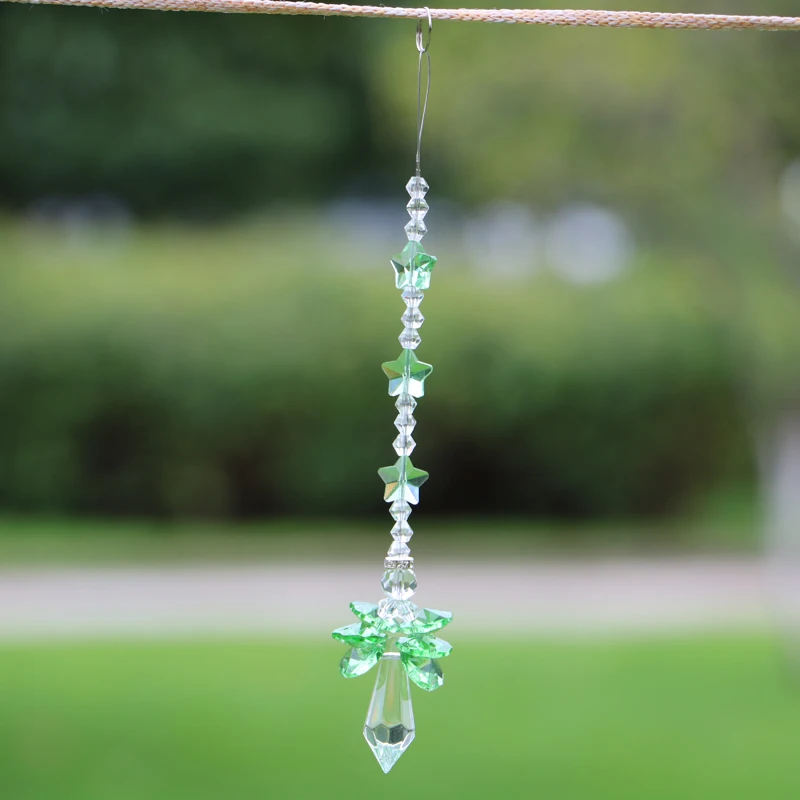 10 шт./партия Радужный Ангел Ловец солнечных лучей Кристалл ангел хранитель чакра