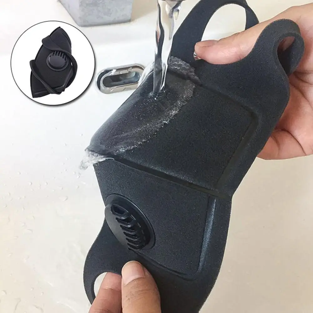 Маска рта многоразовая с клапаном для дыхания Пылезащитная PM2.5 | Спорт и