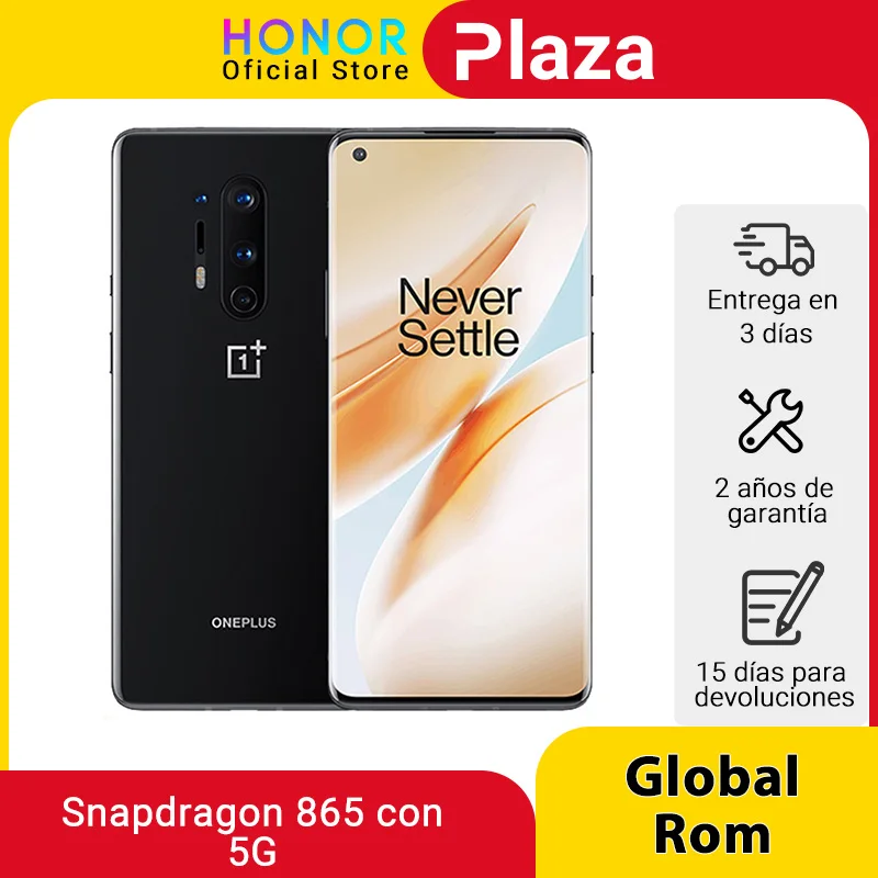 Глобальная прошивка OnePlus 8 5G смартфон 12 Гб 256 Snapdragon 865 Octa Core 6 55 90 Гц жидкости Дисплей
