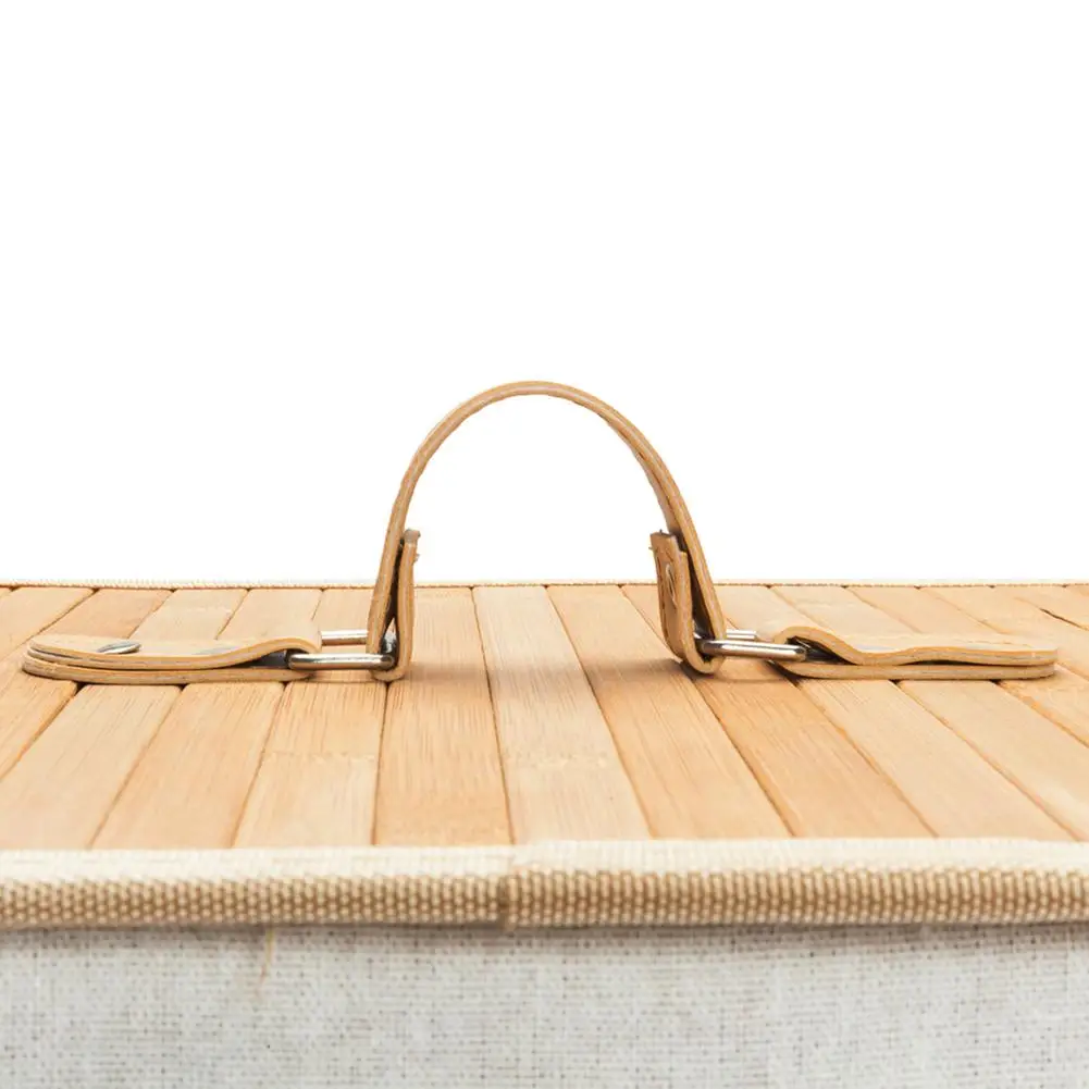 

Laundry Basket Basket Wood Basket of Dirty Folding Bathroom Dirty Laundry Basket storage basket organizer storage kyafet Cart