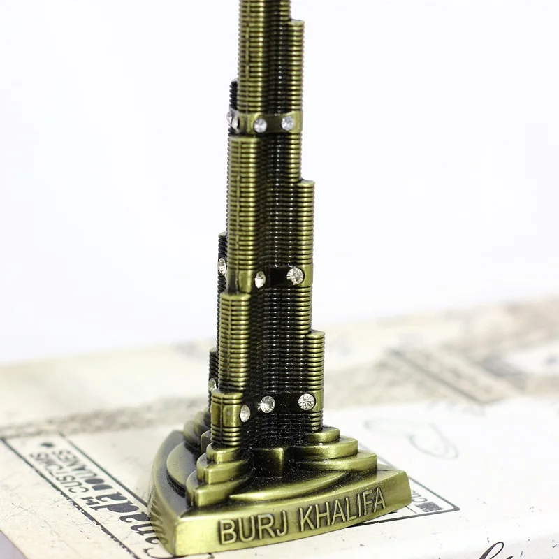 Модель здания Burj Khalifa из сплава Дубая украшение для дома туристические