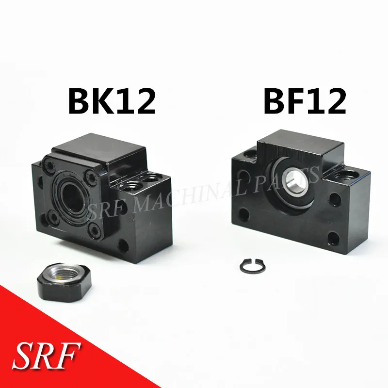 16mm RM1605 Rolled ballscrew set:1pcs SFU1605 L=1000mm+1pcs Ballnut +1pcs ballnut housing +1set BK/BF12+1pcs 6.35*10mm Coupling |