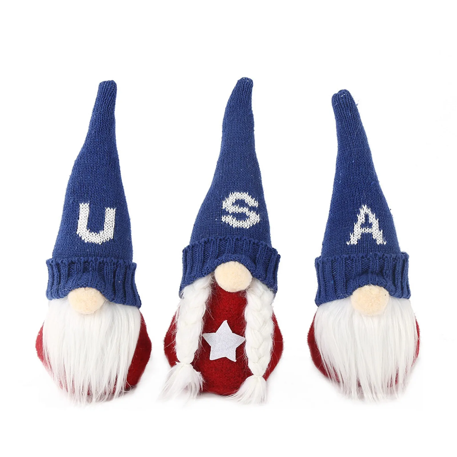 День Независимости украшение гнома гномик Безликий украшением в виде мягкой