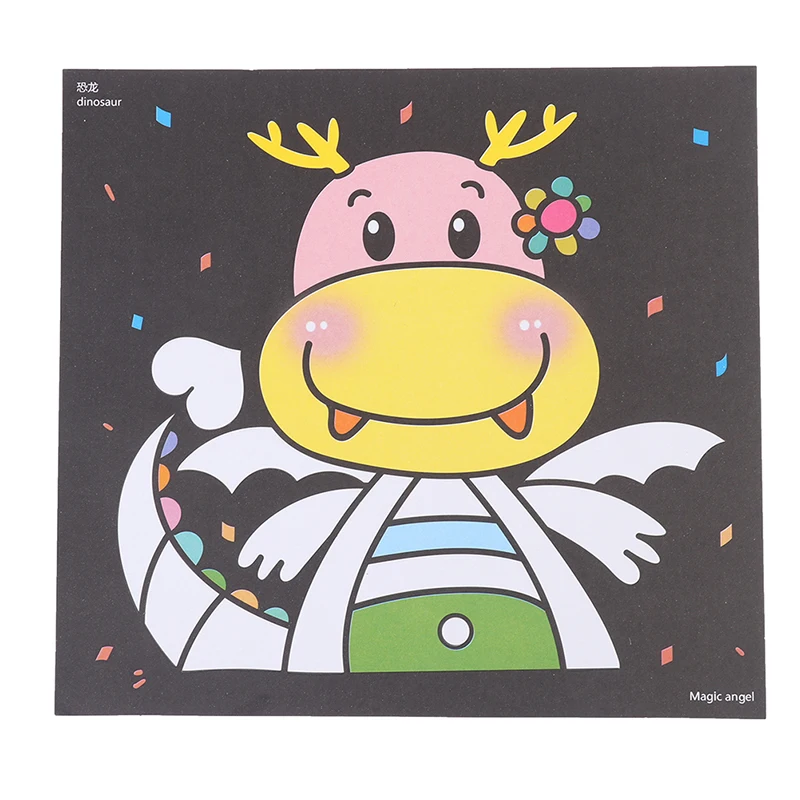 

DIY Cartoon Magic Transfer Painting Crafts For Kids Arts And Crafts Toys For Children Creative Educational Learning Drawing Toys
