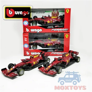 Bburago 1:43 F1 2020 Ferrari Team Ferrari's 1000th SF1000 #5 Себастьян Vettel #16 Чарльз Леклерк литая Гоночная машина