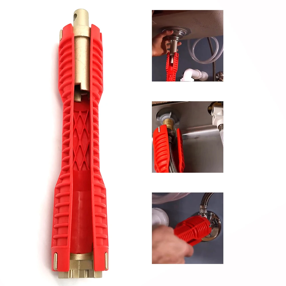 Многофункциональный трубный ключ смеситель и раковина монтажный для трубы