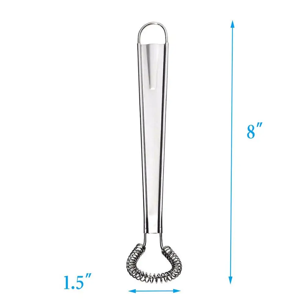 

Egg Beater Manual Coffee Milk Hand Whisk Mixer Stainless Steel Egg Foamer Kitchen Whisk For Whipping Mini Mixer 40P