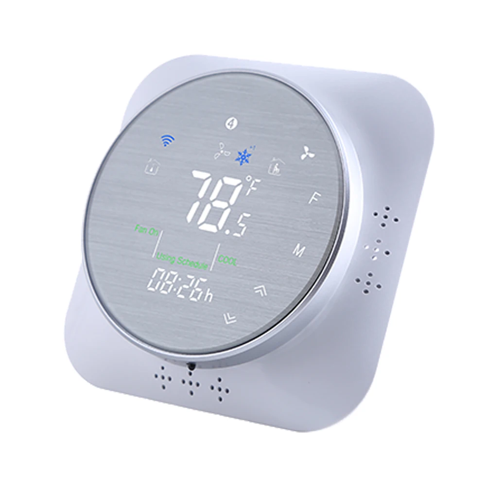 Термостат 24VAC с Wi-Fi термостат для теплового насоса по Фаренгейту Alexa/Google Home Tuya/Smart