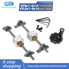 Комплект направляющих 3d pinter, 1 комплект, ходовой винт T8, ходовой винт 100 мм-1150 мм + вертикальный кронштейн + муфта 5*8 + гайка t8 + Корпус