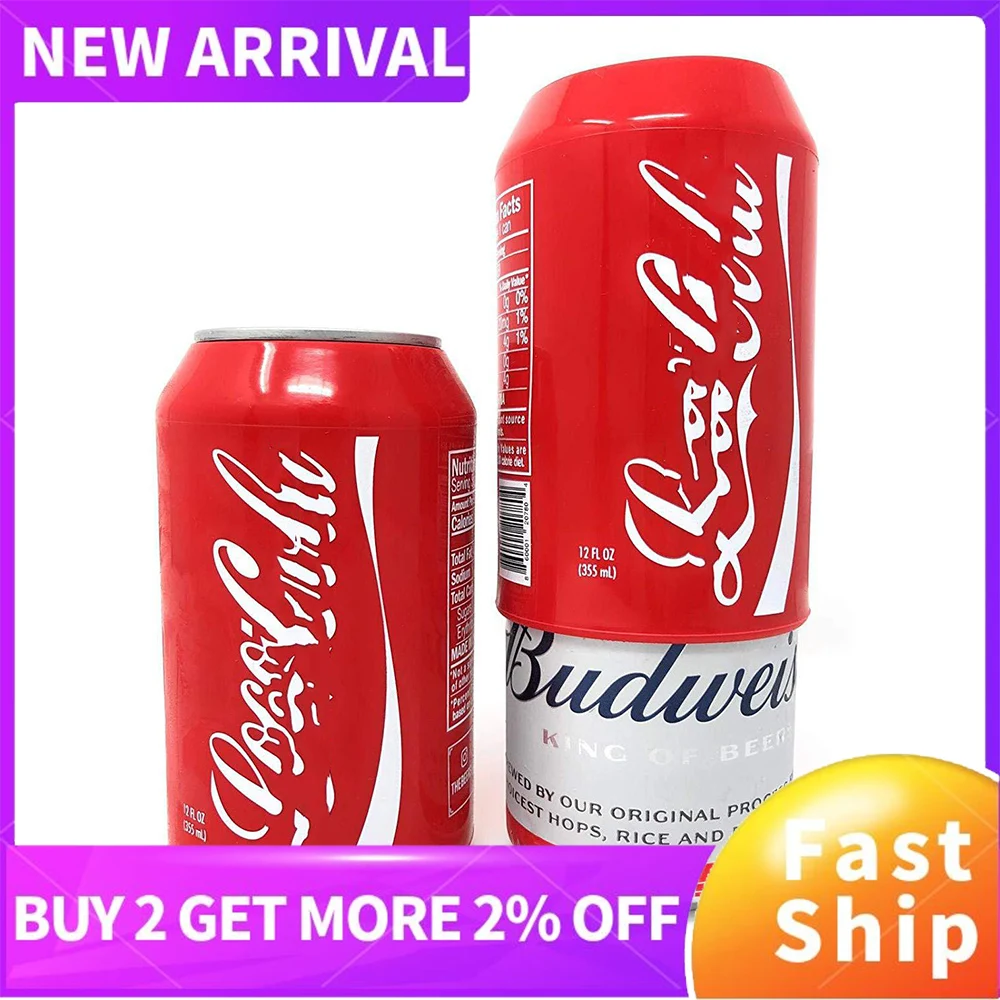 

355/500ml Hide Your Beverage Cola Beer Can Covers Silicone Can Shape Cooler Sleeve Cover Hide A Beert For Outdoors Events Drink