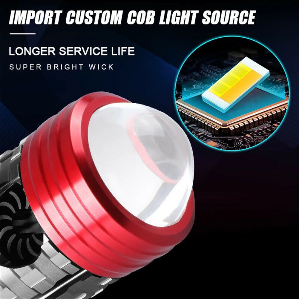 

LED Motorcycle Headlight Bulb 1pcs 20W 2350lm BA20D H6 Socket Fog Lamp
