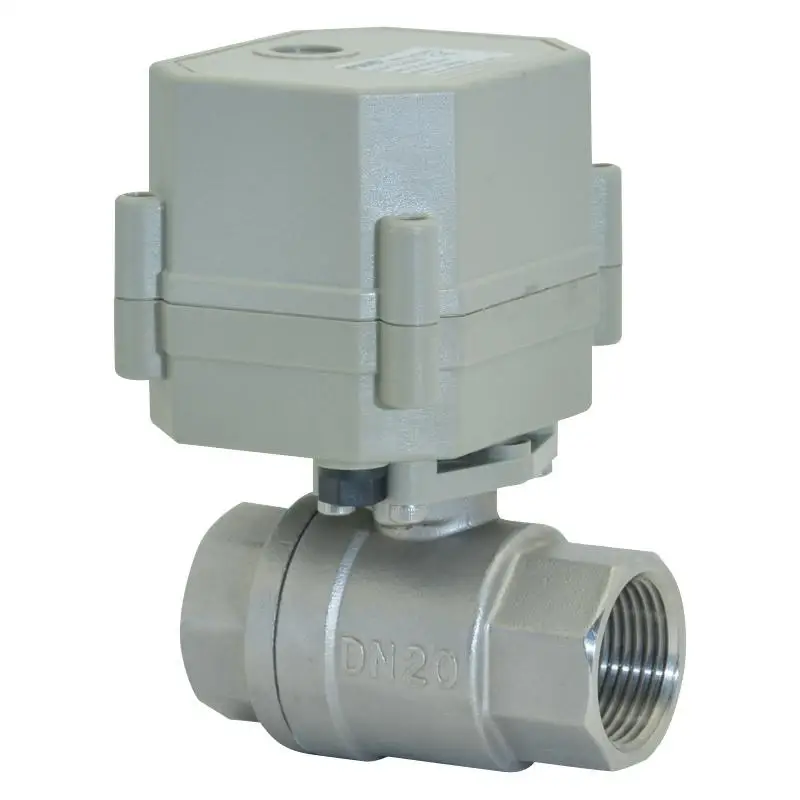 NPT/BSP 3/4 ''дюйма 2 Way 110 230VAC моторизованный шаровой клапан SS304 на