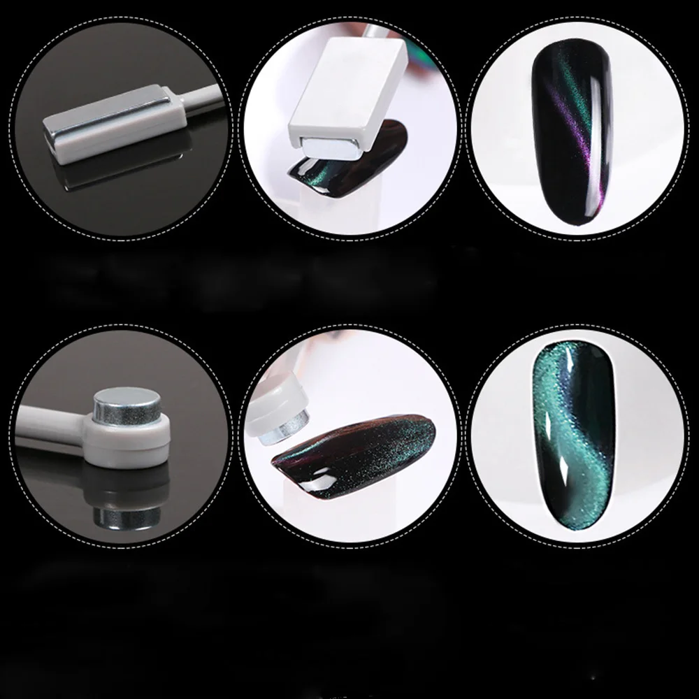 Дизайн ногтей кошачий глаз Магнитная палка 3D эффект сильный магнит УФ гель