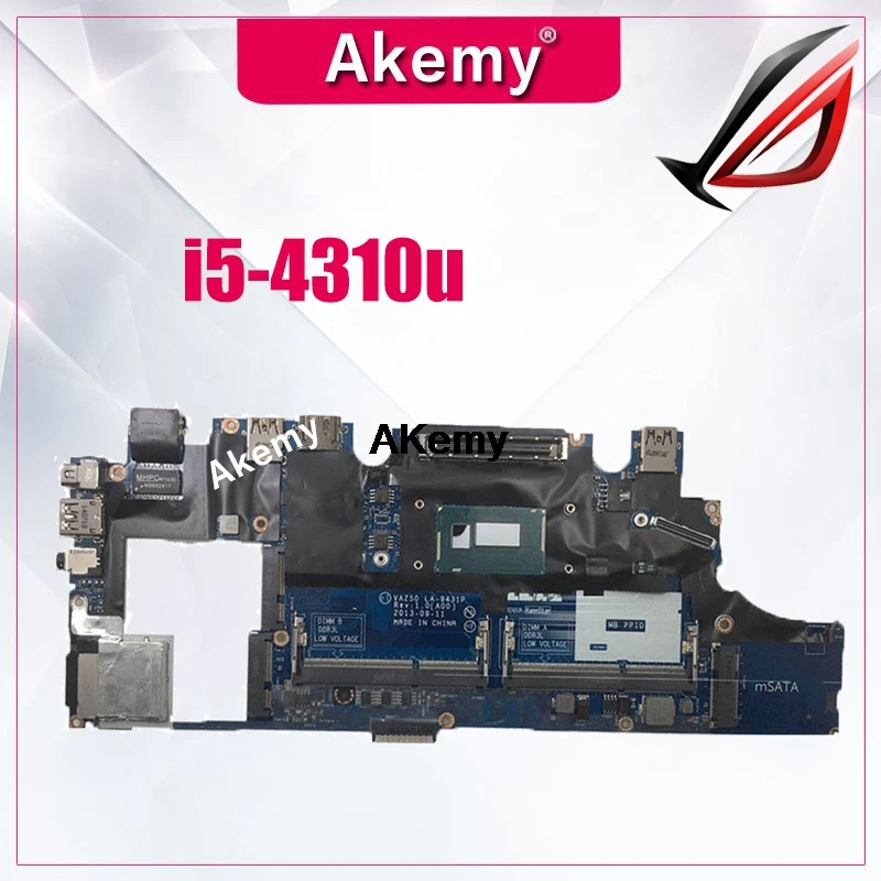 Материнская плата для ноутбука VAZ50 LA 9431P For DELL Latitude E7240 материнская CN 0GMYR8 GMYR8 i5 4310u
