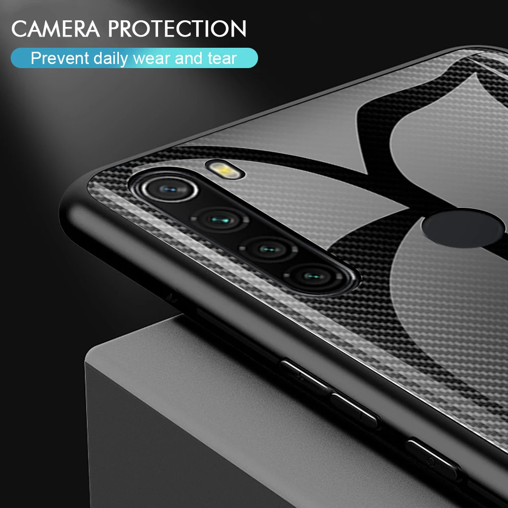 Стеклянный чехол для Xaiomi Redmi Note 8 7 6 5 Pro 7A K20 градиентный закаленный защитный Xiaomi |