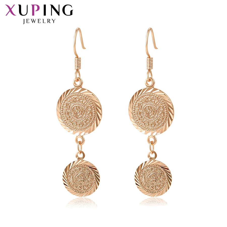 Xuping модные вечерние серьги новый дизайн позолоченные ювелирные изделия для