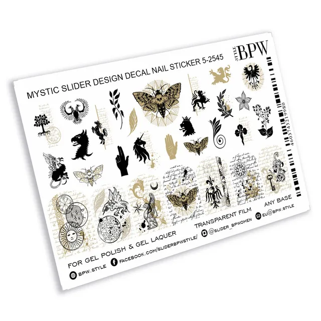 Слайдер-дизайн Микс в этническом стиле 5 sd5-2545 BPW.style водные наклейки на ногти
