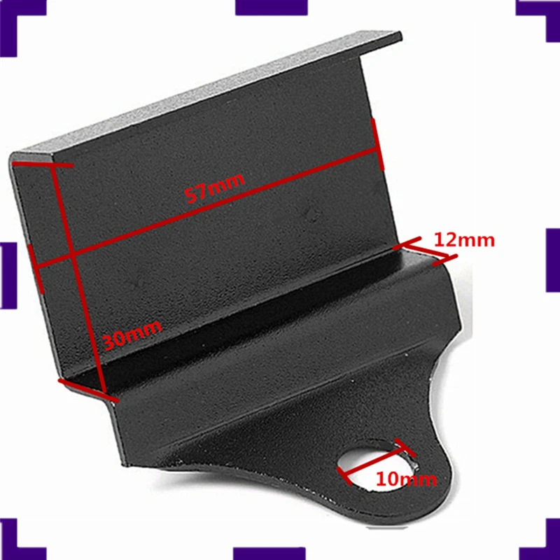 

KOSO Motorcycle Universal Meter Bracket CNC Aluminum Square Water TemperatureTachometer VoltmeterMounting Holder
