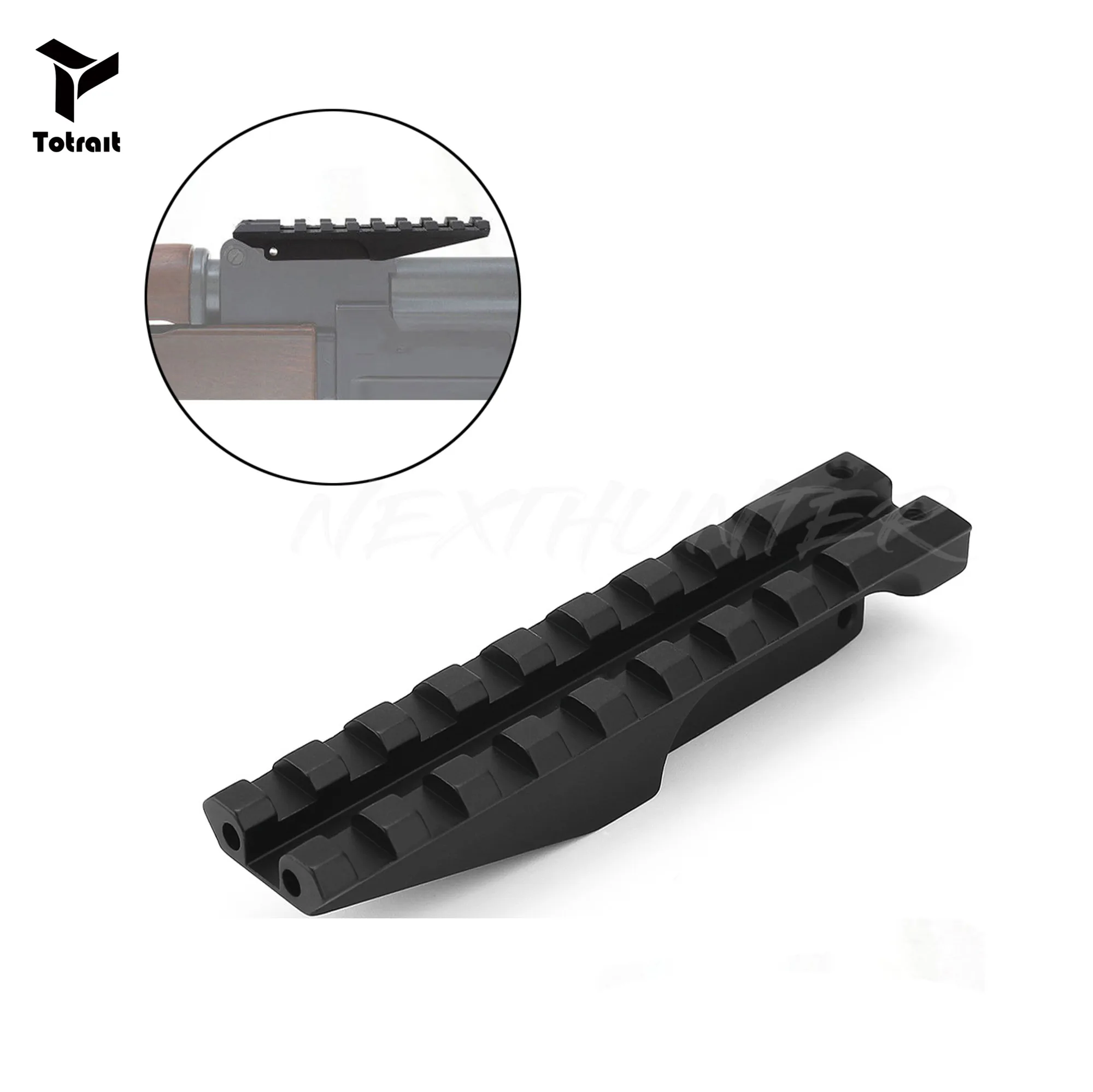Tactical Low Profile Picatinny Scope Mount Rail for Rifle Rear Sight AK Series Gun 47 Hunting | Спорт и развлечения