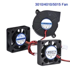 Вентилятор охлаждения для 3D-принтера, 3010, 4010, 5015, 5 В, 12 В, 24 В