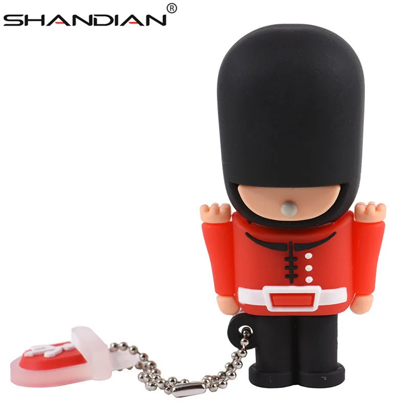 SHANDIAN Новый Популярный USB флеш-накопитель флешка красивая британская защита