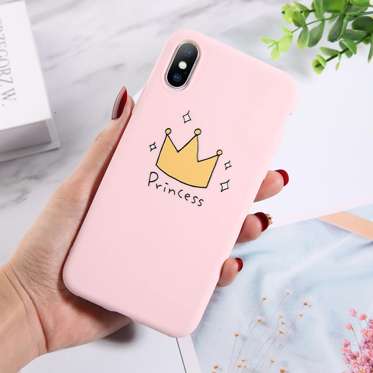 7709 Lovebay милый авокадо чехол для телефона в форме кактуса для iPhone 11 Pro XR X XS Max 7 8 6 6s Plus 5 5S SE волн Корона силиконовая Мягкая задняя крышка - Цвет: 7709