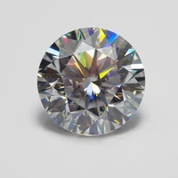 meisidian 13mm d vvs1 round white loose moissanite diamond 8 carat for ring