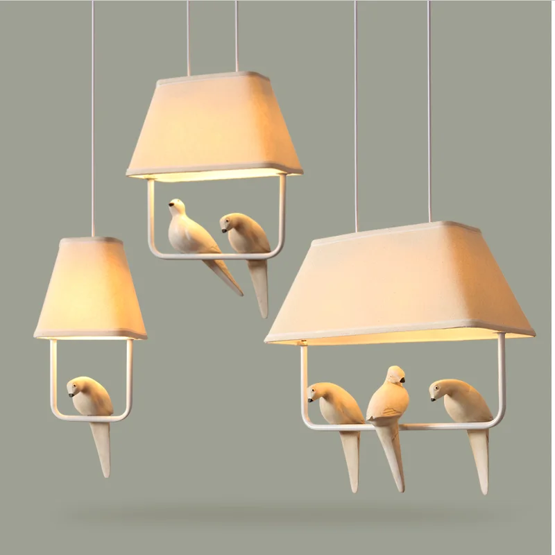 Nordic Simple Bird Pendant Lamp Creative Living Room Study Room Restaurant Bar Lamp Modern Personality Decorative pendent lamp