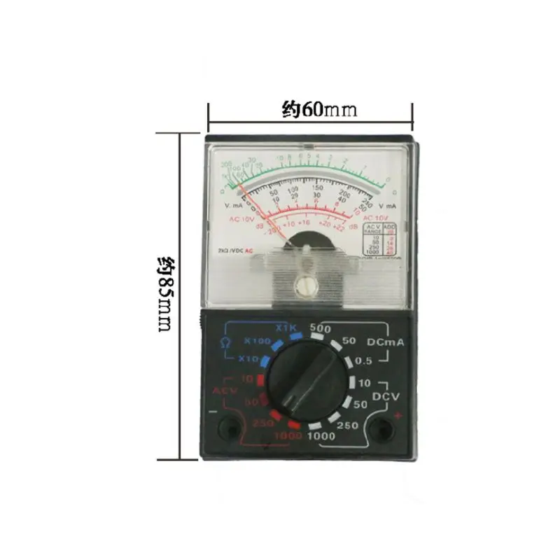 Цифровой мультиметр с указателем типа стрелка Электрический эксперимент по