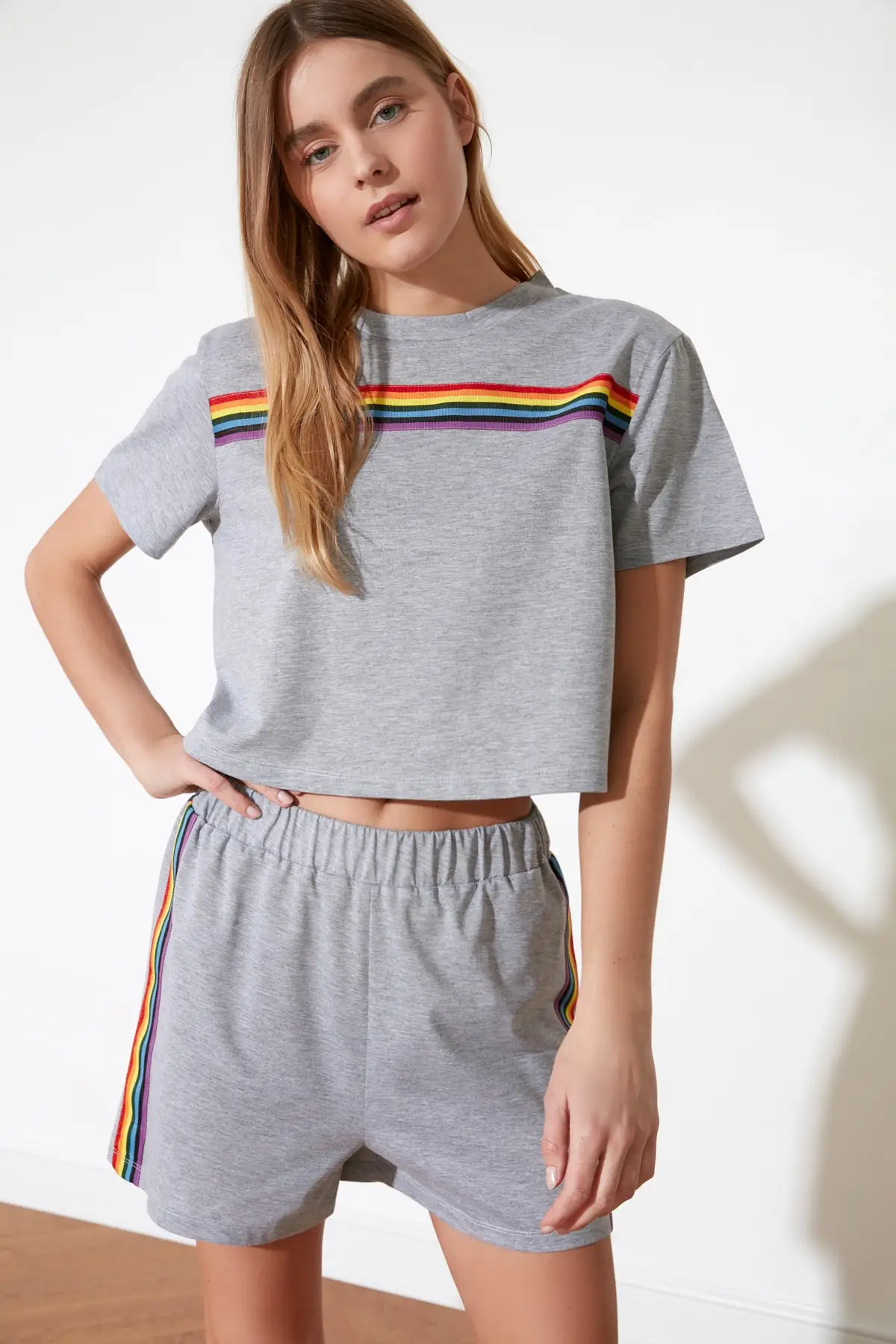 

Trendyol Ribbon Detail Knitted Pajamas Set THMSS21PT0081