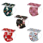 5010 шт., одноразовые рождественские маски для взрослых