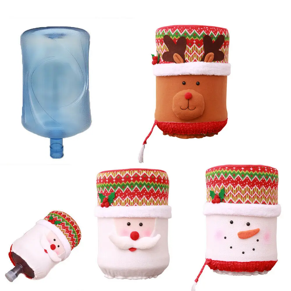 Рождественские бочки для питьевых фонтанов дозатор воды пылезащитный чехол