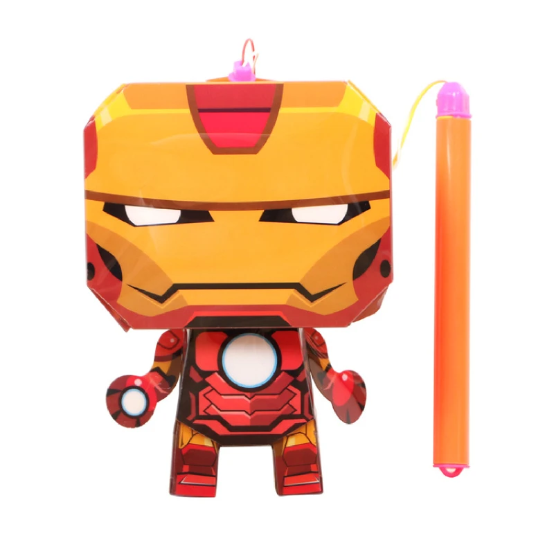 DIY 3D мультфильм музыка портативный светодиодные игрушечные фонари для мальчиков