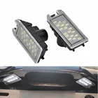 2 шт. Белый светодиодный номерной знак для Jeep Compass Patriot 2014-2017 Grand Cherokee 2014-2020