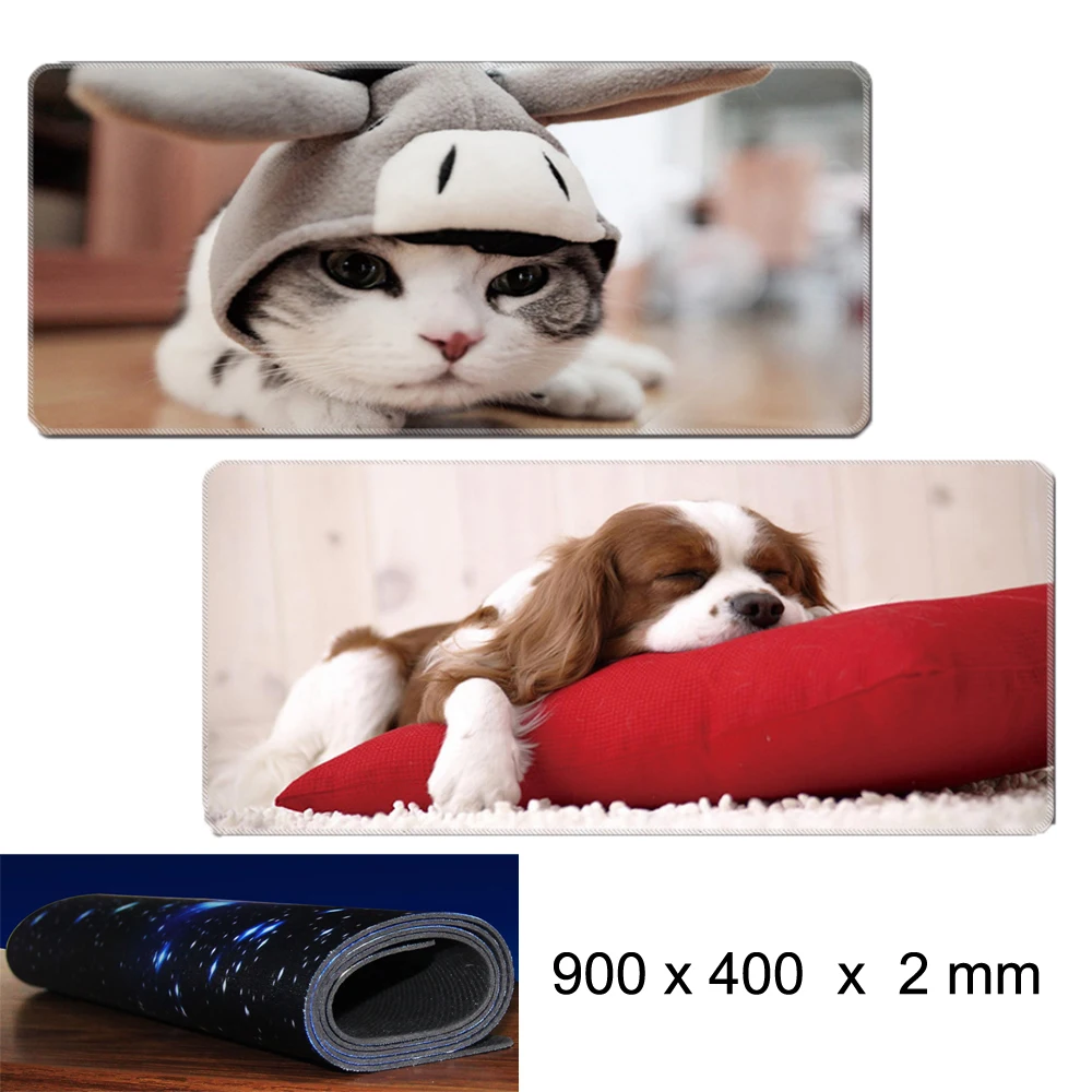 

Коврик игровой резиновый нескользящий для дома и офиса, 90x40 см