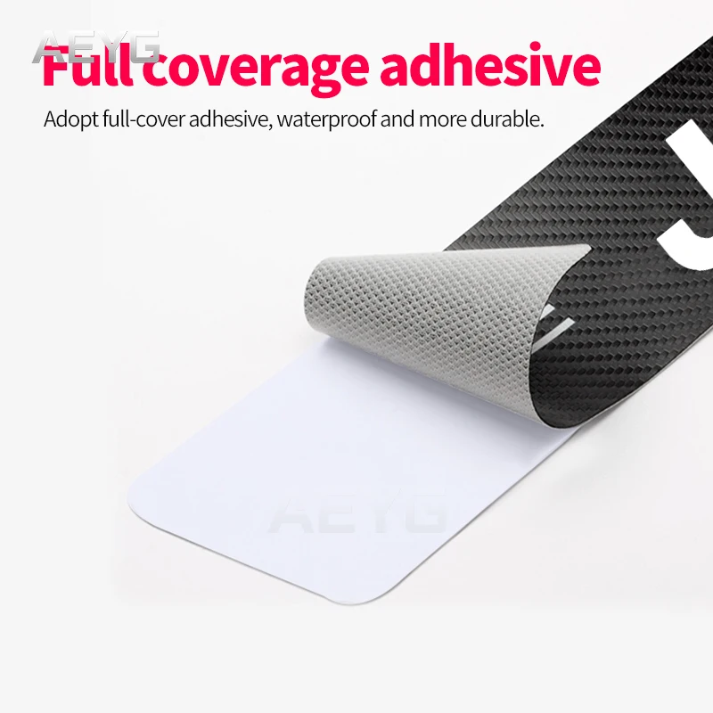 Автомобильная наклейка из углеродного волокна для Jeep Ranegade Patriot Wrangler Grand Cherokee Copass